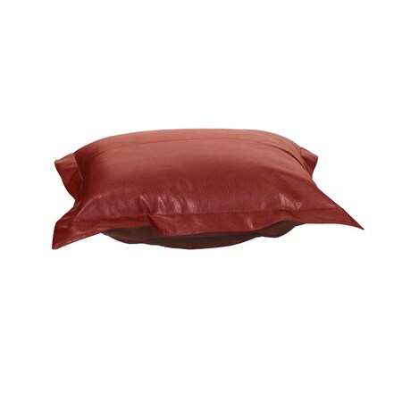 Howard Elliott Puff Ottoman Cover Faux Leather Avanti Apple - Cover Only C310-193